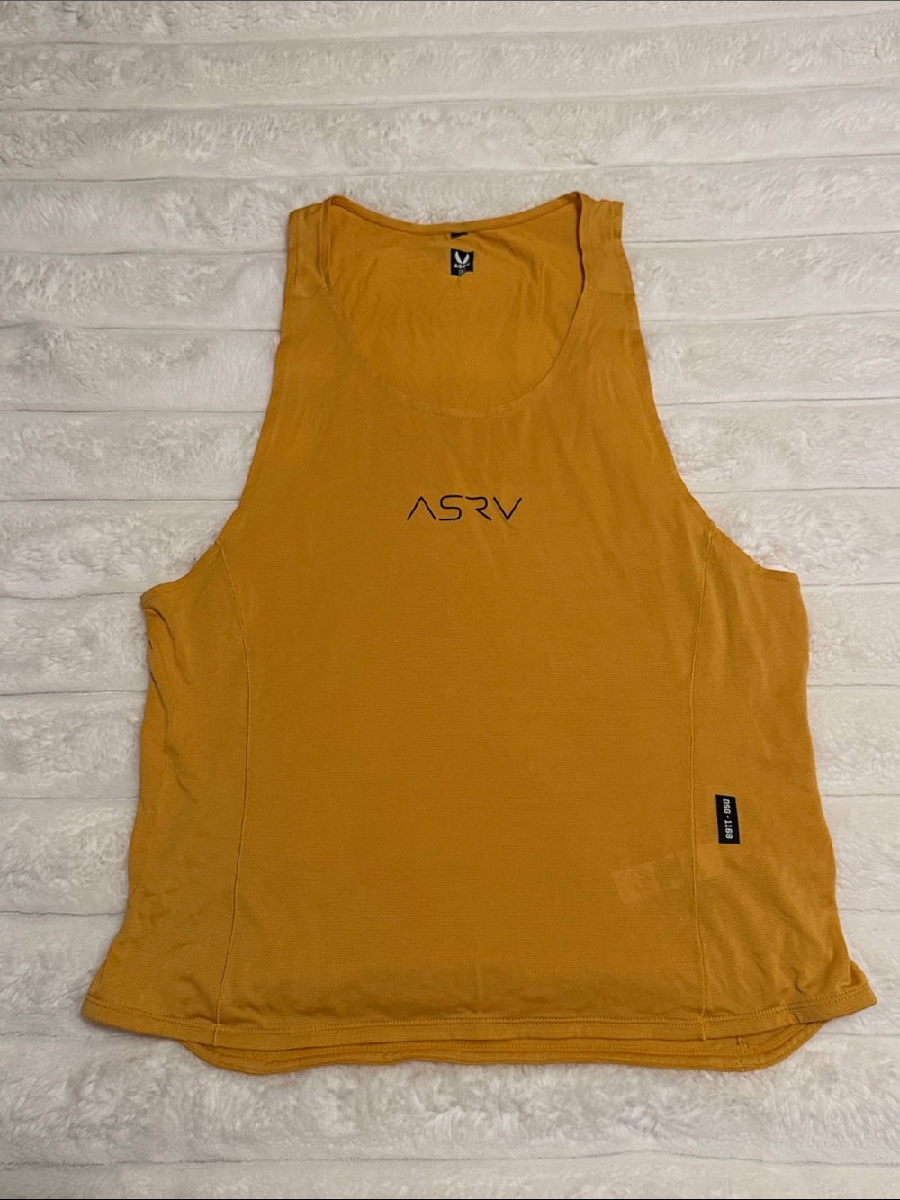 ASRV Men’s Tank Top in Mustard Gold